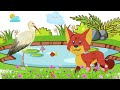 நரியும் கொக்கும் கதை the fox u0026 the stork story tamil bed time stories for kids