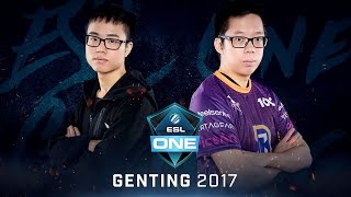 Dota2 - Wings Gaming vs. Digital Chaos - Group B UB [Game 2] - ESL One Genting 2017