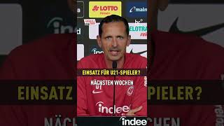Eintracht Frankfurt: Einsatzzeiten für U21-Spieler? | Bundesliga #shorts