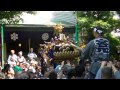 平成27年　台東区蔵前・第六天榊神社例大祭　宮元神輿＝宮入参拝