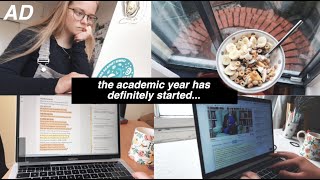 study with me (back to university!!)