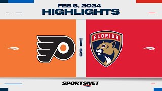 NHL Highlights | Flyers vs. Panthers - February 6, 2024