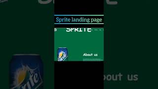 Responsive Sprite landing page Using HTML \u0026 CSS #coding #development #landingpage #html #css