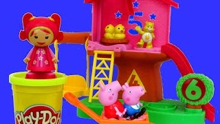 TEAM UMIZOOMI Mighty Matching Treehouse Play-Doh Learn Numbers Shapes, Video 183