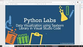 Data Visualization using Seaborn Library in Python using Visual Studio Code