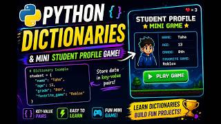 Python Dictionaries Explained + Mini Student Profile Project