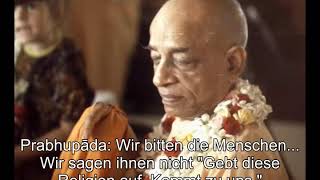 Prabhupada 0572 Warum sollten sie sagen  'Ich kann sie nicht in meiner Kirche sprechen lassen '