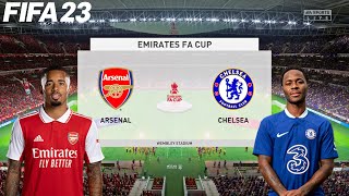 FIFA 23 | Arsenal vs Chelsea - The Emirates FA Cup Final - Gameplay