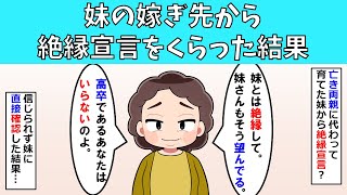 【修羅場】妹の嫁ぎ先から絶縁宣言をくらった結果