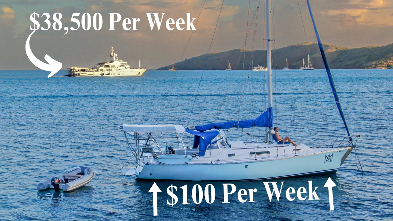 1 000 000 Mega Yacht Vs 23 000 Sailboat Same View Different