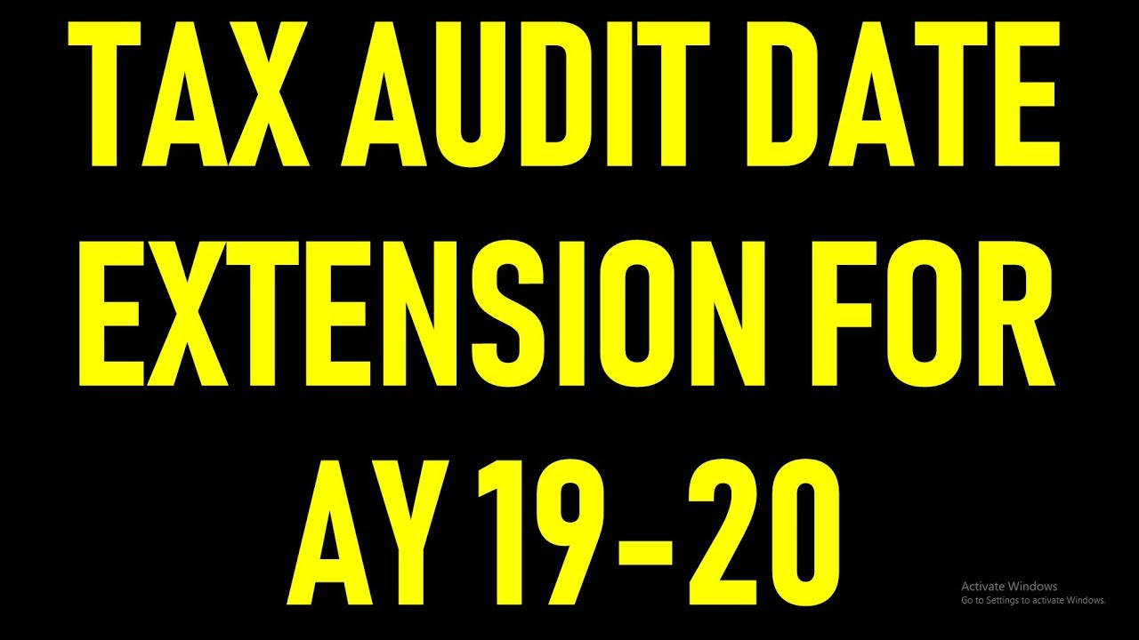 INCOME TAX AUDIT DUE DATE EXTENSION|WHETHER ITR AND AUDIT FILING DUE ...