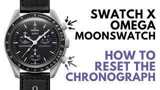 How to Reset the Chronograph on your Omega X Swatch MoonSwatch Watch