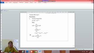 EstimasiTitik: Metode Maksimum Likelihood