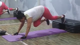 Actress Pragathi Latest Gym Workouts | Actress Pragathi Dance | Mirchi 70mm
