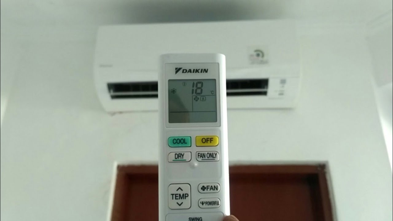 Cara Menyalakan AC Daikin Terbaru Tanpa Tombol On - YouTube