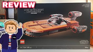 LEGO STAR WARS UCS LUKE SKYWALKER’S LANDSPEEDER 75341 REVIEW | FRANÇAIS
