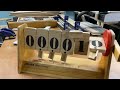 Woodwork Binary Counter