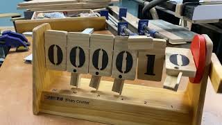 Woodwork Binary Counter