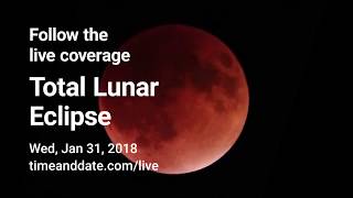 Lunar eclipse live stream – January 31, 2018