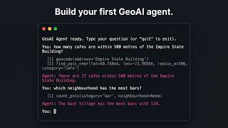 How I Built a GeoAI Agent That Answers Spatial Questions in Plain English