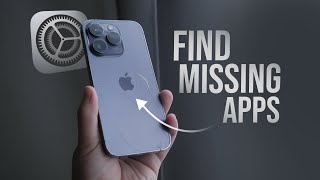 How to Find Missing Apps on iPhone (tutorial)