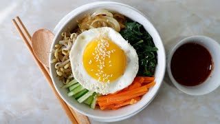 Cara Mudah Membuat Bibimbap Tanpa Gochujang - Korean Mix Rice Recipe