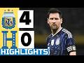 Argentina Vs Honduras (4-0) Highlights 2026 • Messi Goal FIFA Matchday