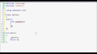 Visual C++ 2010 Tutorial 21 - Intro to Classes and Objects