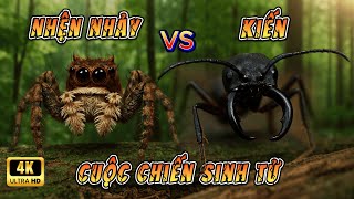 The Battle Between Ants and Jumping Spiders | The Battle for Survival in the Wild