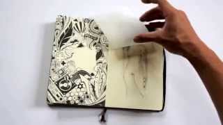 Lex Wilson - Moleskine flick-through