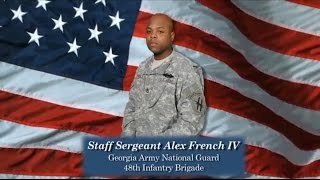 Staff Sergeant Alex French IV (Georgia Army National Guard 48th Infantry Brigade)