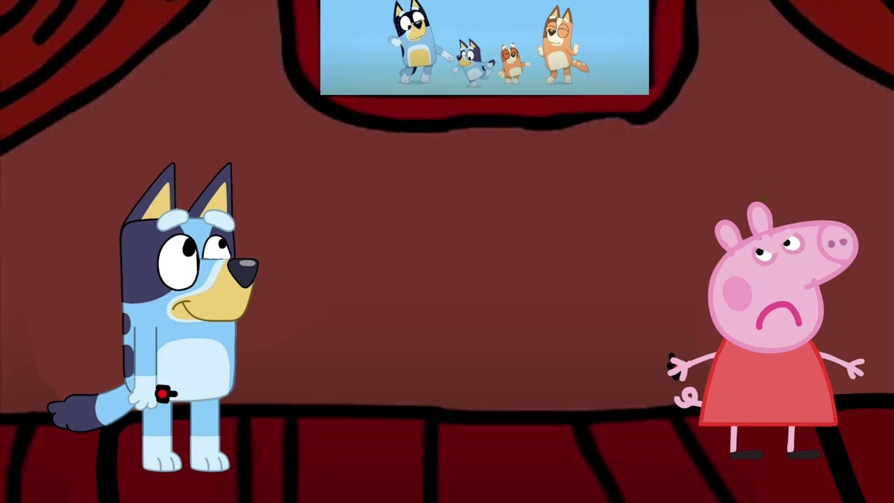 Bluey Vs Peppa Pig Fan Made Parody Youtube