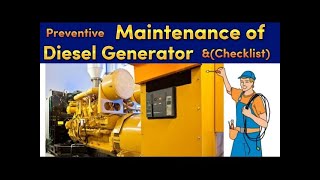 Diesel Generator Preventive Maintenance