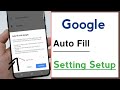 Google Auto Fill Settings Password, Google Me Auto Fill Kaise Kare