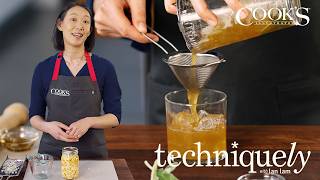 How to “Fat-Wash” Bourbon with Butter | Techniquely with Lan Lam