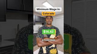 Minimum Wage in different states👀 #minimumwage #wages #salary