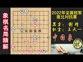 2022年象棋全国冠军南北对抗赛，谢靖用郑惟桐的招？王天一巧手连发生擒一马