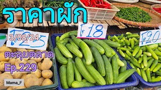 #ราคาผัก ตลาดบางกะปิ ช่วงเช้า 13/08/24 #ตะลุยตลาด Ep. 229