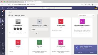 Join a Microsoft Teams class with a code