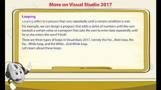 Class VIII More on Visual Studio 2017