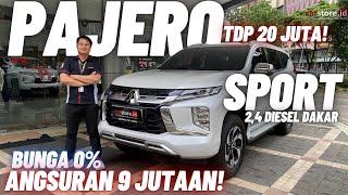 Nekat Diskon apa 60 Juta Up⁉️ Review Mitsubishi Pajero Sport Dakar 2 4 Diesel 4x2 Terbaru 2024