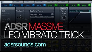NI Massive Tutorial - LFO Vibrato Tips and Tricks