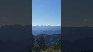 高尾山からの景色　富士山