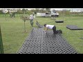 geocross paving for airfields and drivable surfaces