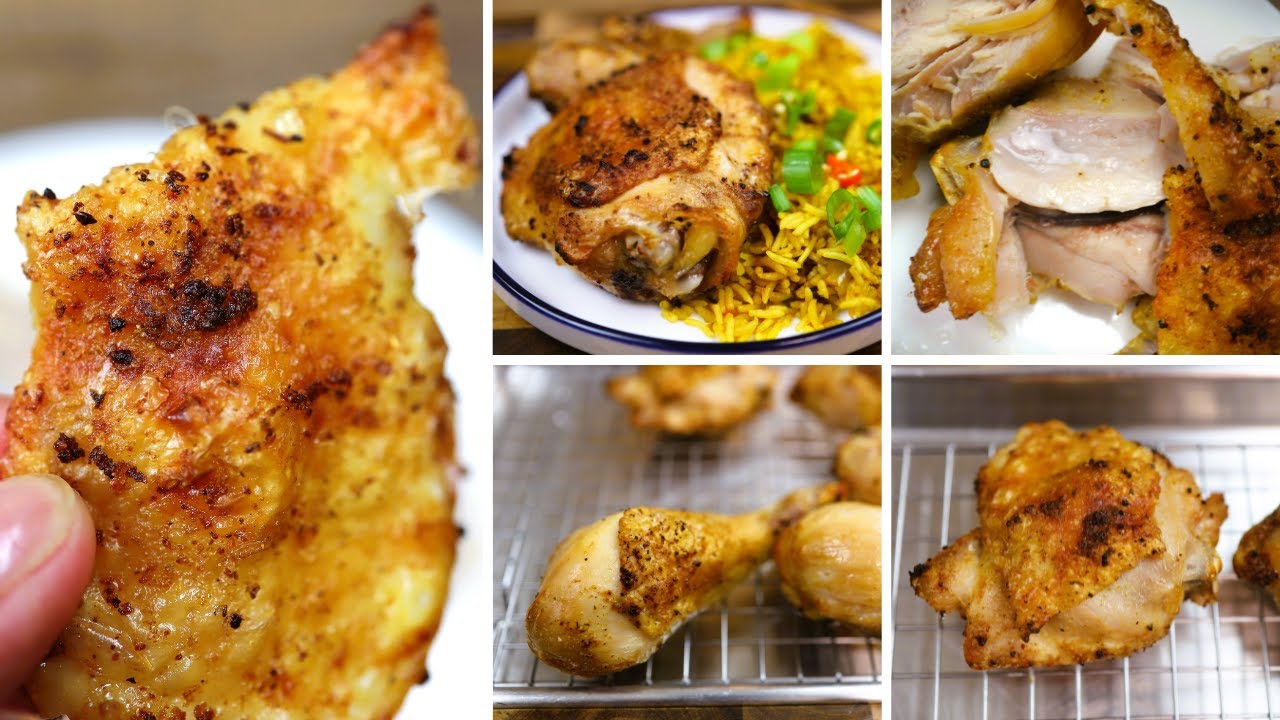 Air Fryer Juicy And Delicious Brined Chicken With Crispy Skin - YouTube