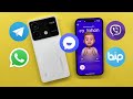 Incoming Call Social App WhatsApp vs BiP vs Viber vs Telegram vs Tam-Tam