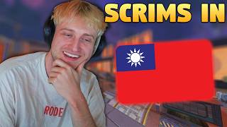 I PLAYED APEX LEGENDS SCRIMS IN TAIWAN