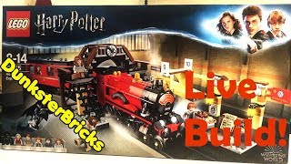 LEGO Hogwarts Express, set 75955 Live Build!