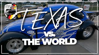 James takes on a tour of TEXAS vs WORLD VW DRAG RACING