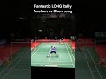 Fantastic LONG Rally Viktor Axelsen 🆚 Chen Long #shorts